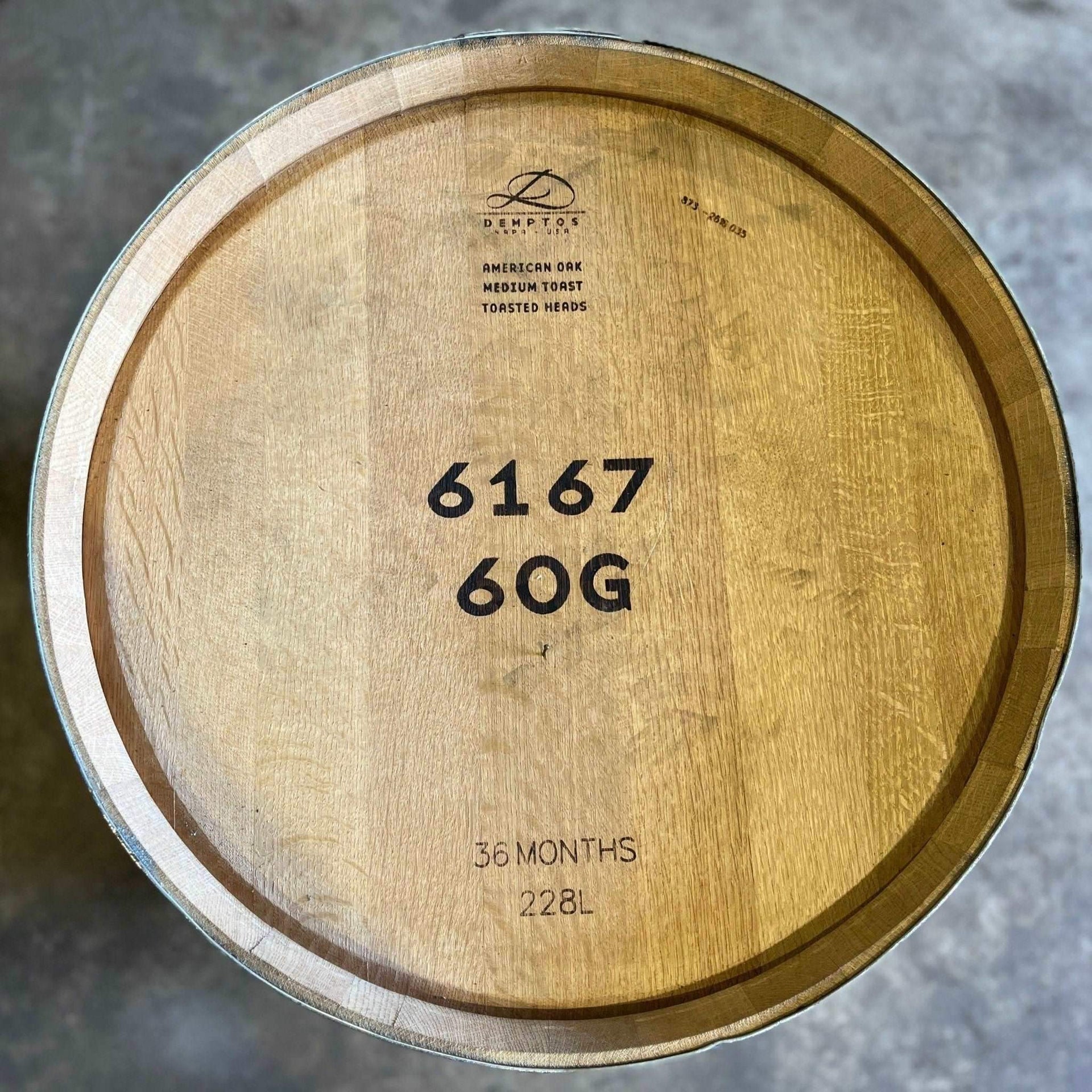 228 Litre Red Cabernet Sauvignon Wine Barrel - American Oak - The County Cooperage