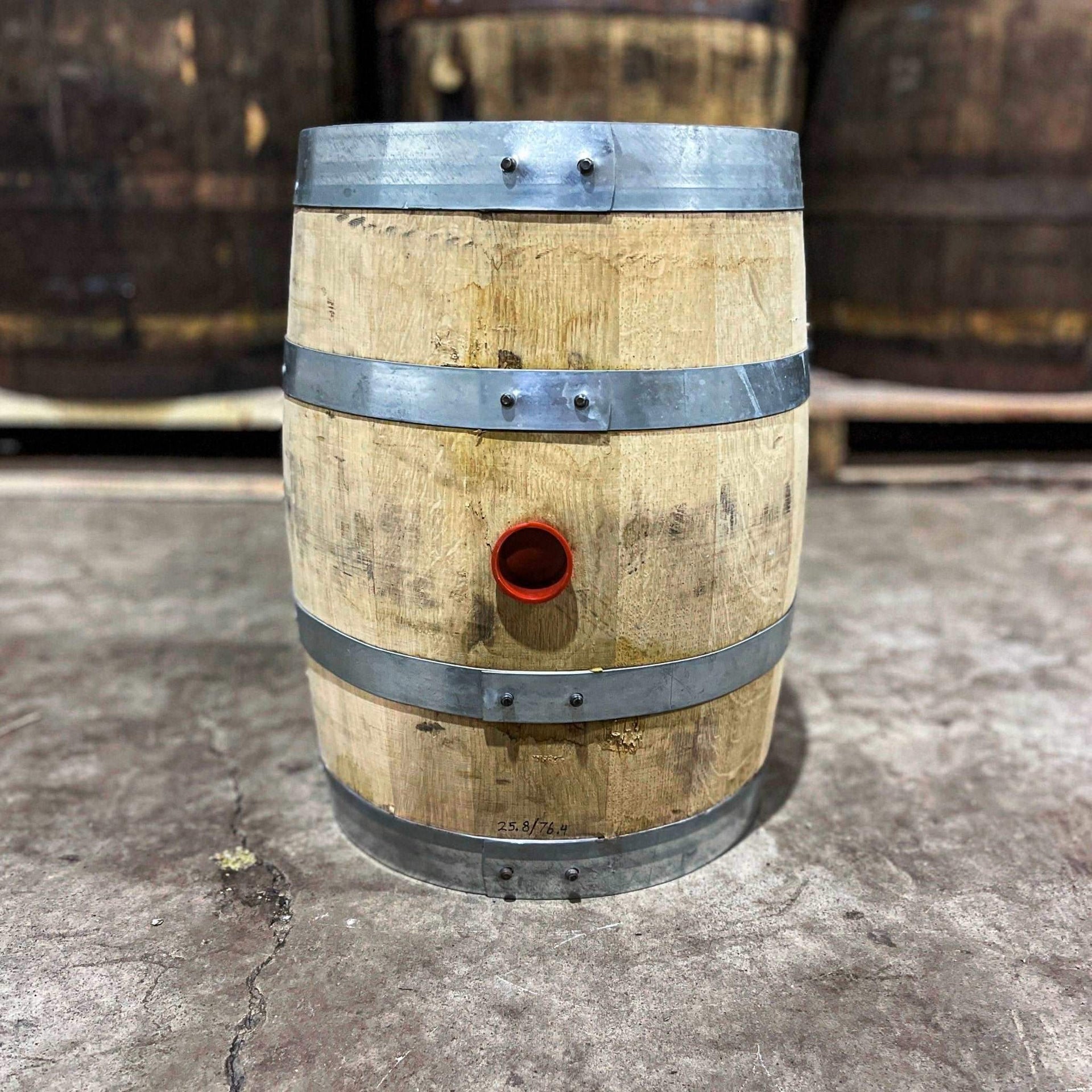 6.2 gallon Bourbon Barrel - Fresh Empty, Once Used - The County Cooperage