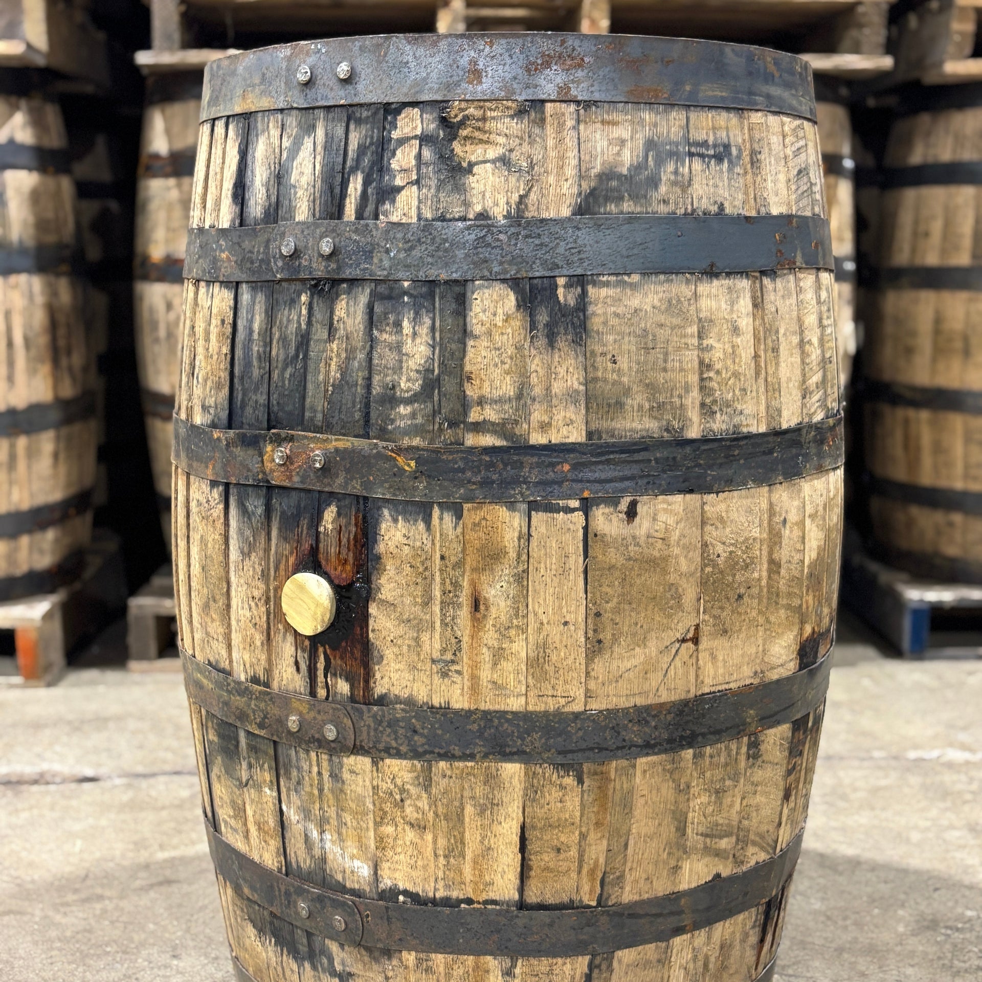 53 Gallon Wild Turkey Bourbon Barrel - 2 year - Fresh Empty, Once Used