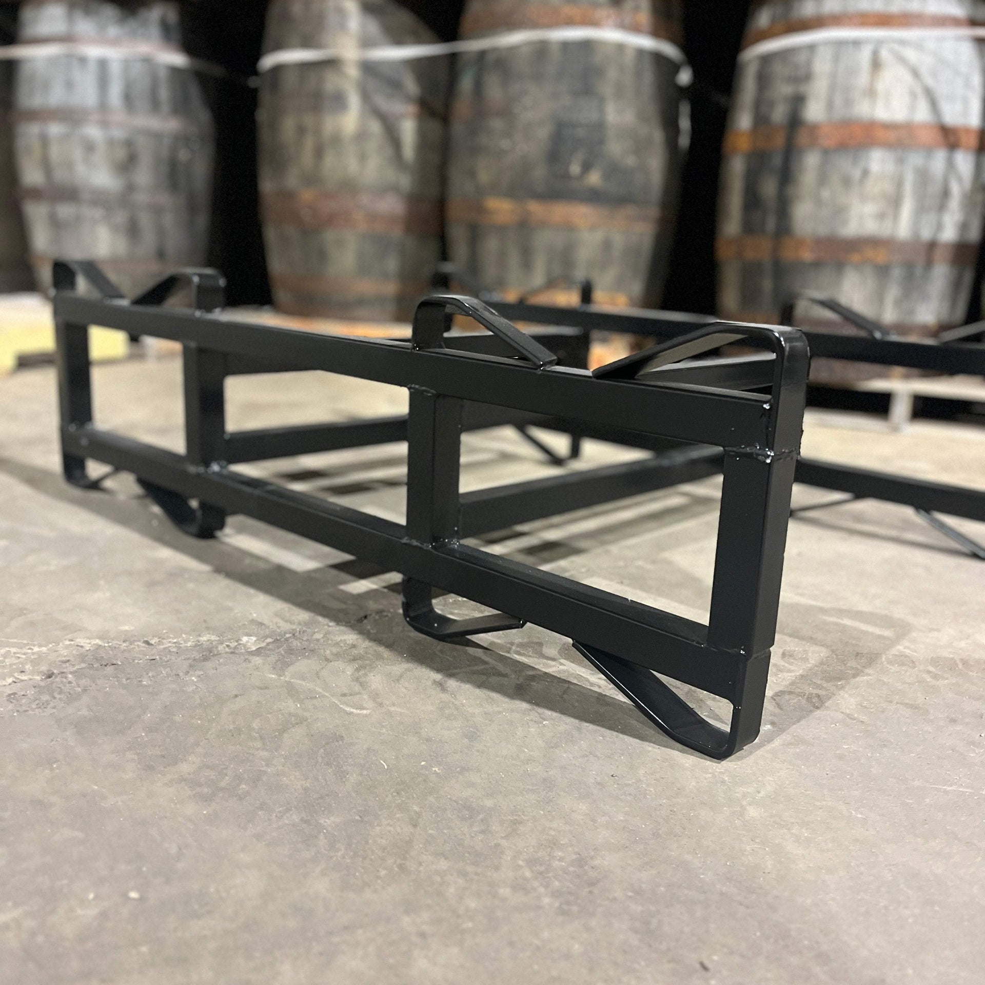 Refurbished 53-60 Gallon 2 Barrel Steel Rack (6