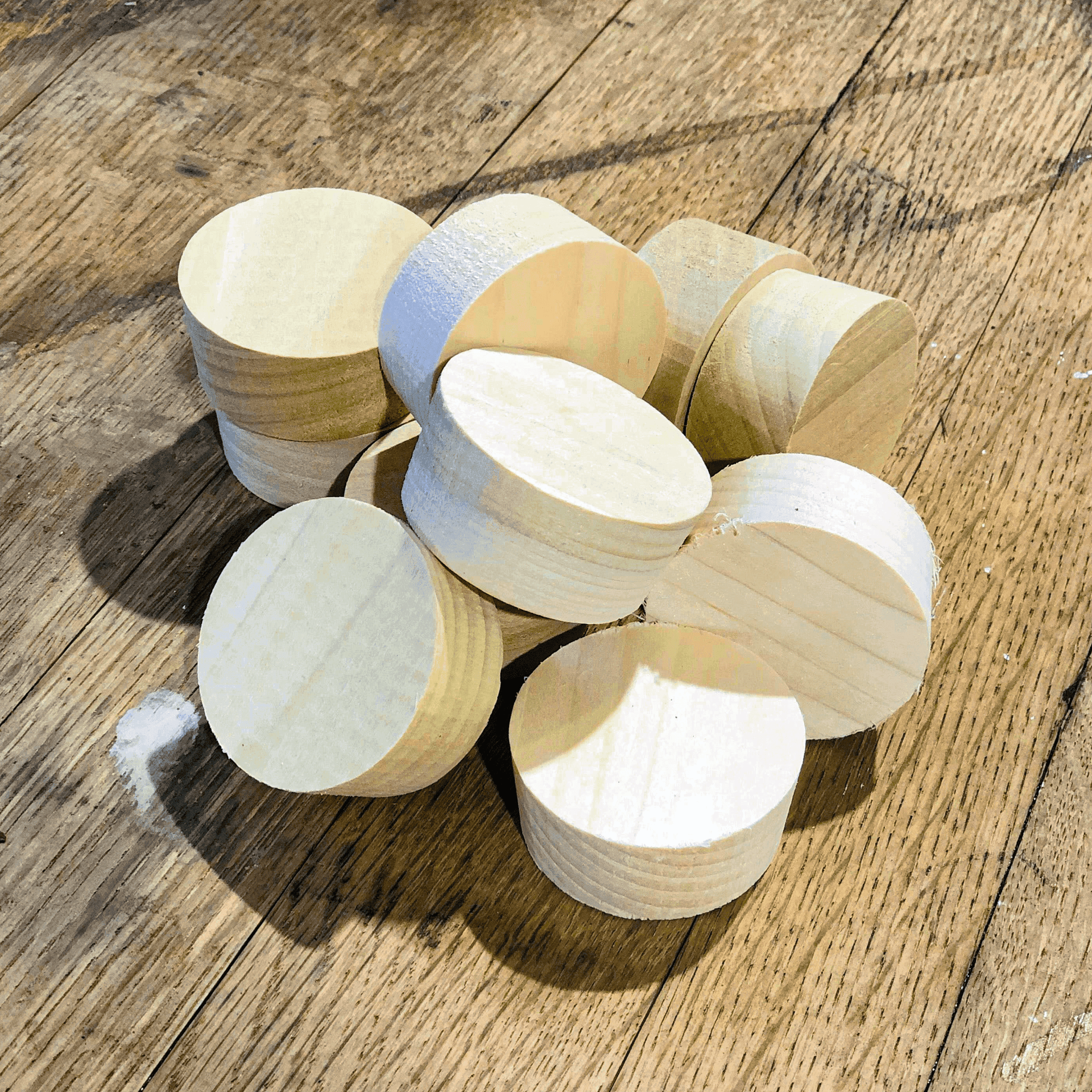 Wooden Barrel Bung Set of 10 - The County Cooperage