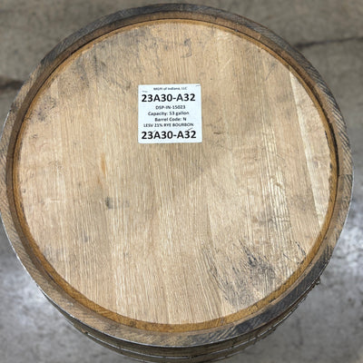 53 Gallon MGP Bourbon Barrel - Fresh Empty, Once Used - Side Bung Only