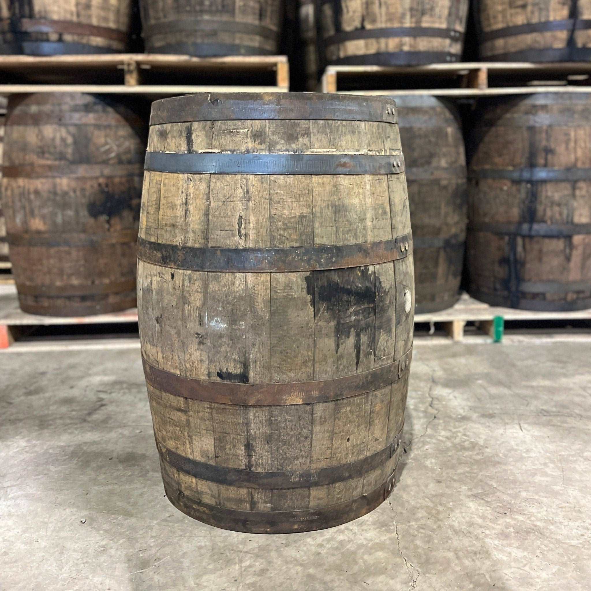 53 Gallon, 15 year George Dickel Bourbon Barrel - Fresh Empty, Once Used - The County Cooperage