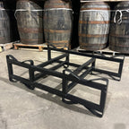 Refurbished 53-60 Gallon 2 Barrel Steel Rack (6")