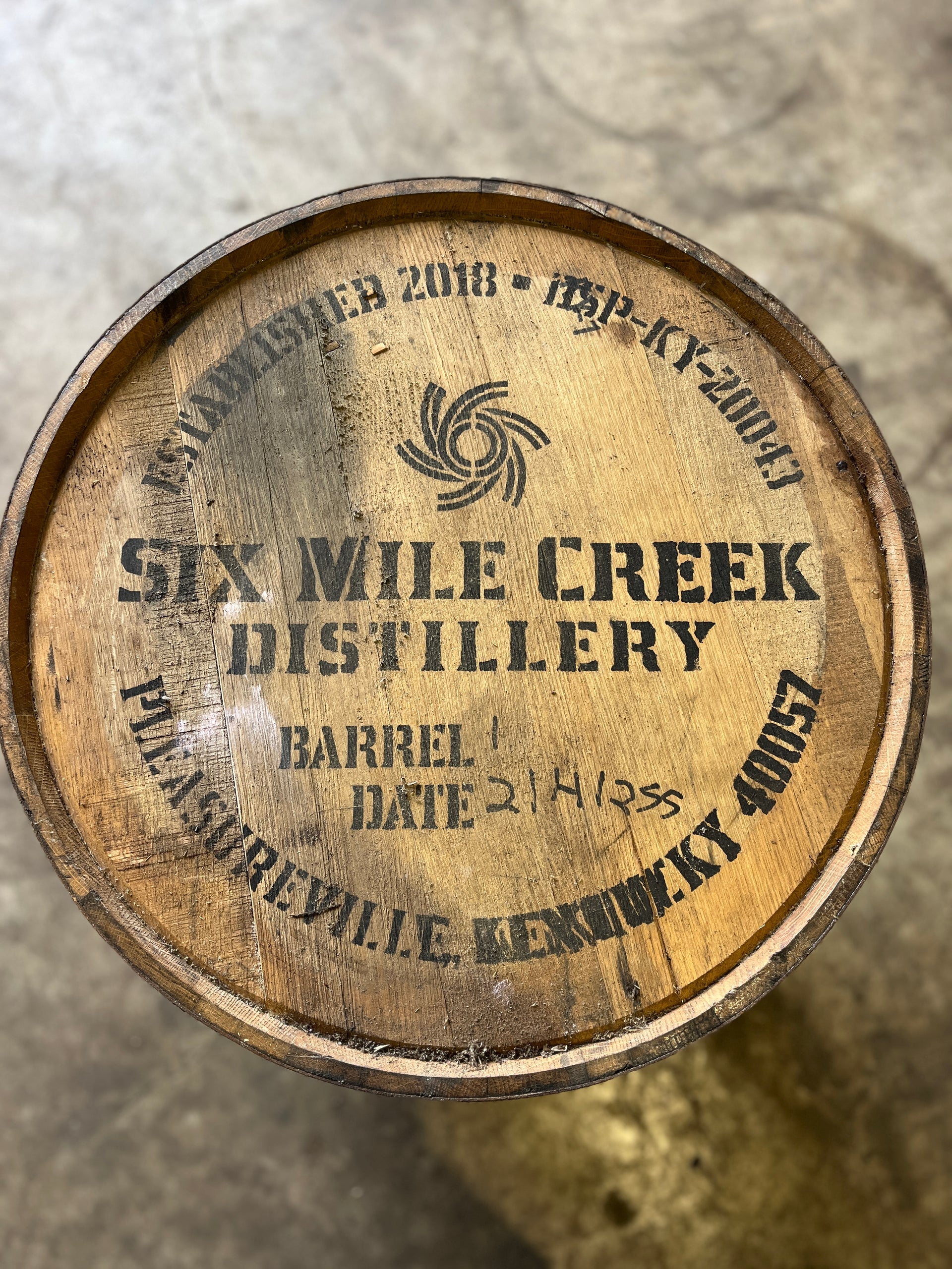 53 Gallon Bourbon Barrel - 3 year - Fresh Empty, Once Used