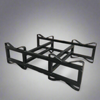 Refurbished 53-60 Gallon 2 Barrel Steel Rack (6")